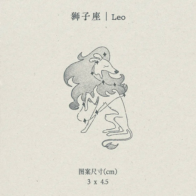 π³πππππΊπππο½Sighthound Zodiac Temporary Tattoos